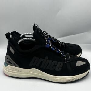 Prince Retro Spec Jog Mens Size 11 Black Casual Low Top Sneakers Shoes Trainers